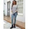 imageANRABESS Women Long Sleeve Shirts Business Casual Tunic Tops Fall Lightweight Sweaters Dressy Blouses 2025 Fashion OutfitsGrey