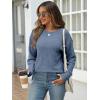 imageANRABESS Women Long Sleeve Shirts Business Casual Tunic Tops Fall Lightweight Sweaters Dressy Blouses 2025 Fashion OutfitsGrey Blue