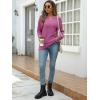 imageANRABESS Women Long Sleeve Shirts Business Casual Tunic Tops Fall Lightweight Sweaters Dressy Blouses 2025 Fashion OutfitsHot Pink
