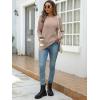 imageANRABESS Women Long Sleeve Shirts Business Casual Tunic Tops Fall Lightweight Sweaters Dressy Blouses 2025 Fashion OutfitsKhaki