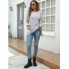 imageANRABESS Women Long Sleeve Shirts Business Casual Tunic Tops Fall Lightweight Sweaters Dressy Blouses 2025 Fashion OutfitsLight Grey