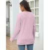 imageANRABESS Women Long Sleeve Shirts Business Casual Tunic Tops Fall Lightweight Sweaters Dressy Blouses 2025 Fashion OutfitsPink