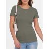 imageANRABESS Women Short Sleeve Crewneck Ribbed Knit Slim Fitted Shirts Summer Tops Basic Tee Casual 2025 Fall Outfits ClothesArmy Green