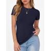 imageANRABESS Women Short Sleeve Crewneck Ribbed Knit Slim Fitted Shirts Summer Tops Basic Tee Casual 2025 Fall Outfits ClothesNavy Blue