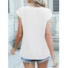imageANRABESS Women Tops Cap Sleeve Textured Dressy Casual V Neck Shirts 2025 Summer Business Work Blouses OutfitsWhite
