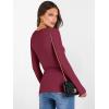 imageANRABESS Womens Boat Neck Long Sleeve Shirts Rib Knit Slim Fitting Tops Basic Tees 2025 Casual Comfy Fall Outfits ClothesDeep Red