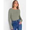 imageANRABESS Womens Boat Neck Long Sleeve Shirts Rib Knit Slim Fitting Tops Basic Tees 2025 Casual Comfy Fall Outfits ClothesSaga Green