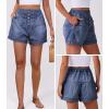 imageANRABESS Womens Denim Shorts Summer Baggy High Waisted Flowy Wide Leg Buttons Pleated Casual Jean Shorts 2025 Fashion SkortsBlue