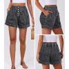 imageANRABESS Womens Denim Shorts Summer Baggy High Waisted Flowy Wide Leg Buttons Pleated Casual Jean Shorts 2025 Fashion SkortsWashed Dark Grey