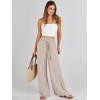 imageANRABESS Womens Linen Pants Summer Casual Palazzo Beach Pant Drawstring High Waist Wide Leg Trousers Vacation OutfitsApricot