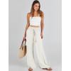 imageANRABESS Womens Linen Pants Summer Casual Palazzo Beach Pant Drawstring High Waist Wide Leg Trousers Vacation OutfitsBeige