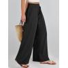 imageANRABESS Womens Linen Pants Summer Casual Palazzo Beach Pant Drawstring High Waist Wide Leg Trousers Vacation OutfitsBlack