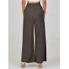 imageANRABESS Womens Linen Pants Summer Casual Palazzo Beach Pant Drawstring High Waist Wide Leg Trousers Vacation OutfitsCoffee