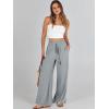 imageANRABESS Womens Linen Pants Summer Casual Palazzo Beach Pant Drawstring High Waist Wide Leg Trousers Vacation OutfitsGray