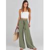 imageANRABESS Womens Linen Pants Summer Casual Palazzo Beach Pant Drawstring High Waist Wide Leg Trousers Vacation OutfitsOlive
