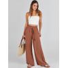 imageANRABESS Womens Linen Pants Summer Casual Palazzo Beach Pant Drawstring High Waist Wide Leg Trousers Vacation OutfitsRust