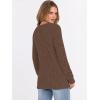 imageANRABESS Womens Long Sleeve Henley Shirts Button Down Tunic Tops Fall Lightweight Sweaters Business Casual Blouses 2025Brown
