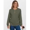 imageANRABESS Womens Long Sleeve Henley Shirts Button Down Tunic Tops Fall Lightweight Sweaters Business Casual Blouses 2025Deep Green