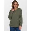 imageANRABESS Womens Long Sleeve Henley Shirts Button Down Tunic Tops Fall Lightweight Sweaters Business Casual Blouses 2025Deep Green