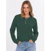imageANRABESS Womens Long Sleeve Henley Shirts Button Down Tunic Tops Fall Lightweight Sweaters Business Casual Blouses 2025Green