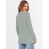 imageANRABESS Womens Long Sleeve Henley Shirts Button Down Tunic Tops Fall Lightweight Sweaters Business Casual Blouses 2025Light Green