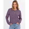 imageANRABESS Womens Long Sleeve Henley Shirts Button Down Tunic Tops Fall Lightweight Sweaters Business Casual Blouses 2025Purple
