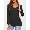 imageANRABESS Womens Long Sleeve Shirts Casual Loose V Neck Basic Tees Tops 2025 Fall TShirt OutfitsBlack