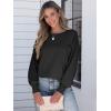 imageANRABESS Womens Long Sleeve Shirts Crewneck Oversized Tops Casual 2025 Fall Trendy TShirts Tee Blouse with Pockets ClothesBlack
