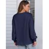 imageANRABESS Womens Long Sleeve Shirts Crewneck Oversized Tops Casual 2025 Fall Trendy TShirts Tee Blouse with Pockets ClothesNavy Blue