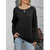 imageANRABESS Womens Long Sleeve T Shirts Split Side Tunic Tops 2025 Fall OutfitsBlack