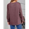 imageANRABESS Womens Long Sleeve T Shirts Split Side Tunic Tops 2025 Fall OutfitsBurgundy