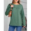 imageANRABESS Womens Long Sleeve T Shirts Split Side Tunic Tops 2025 Fall OutfitsGreen