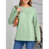 imageANRABESS Womens Long Sleeve T Shirts Split Side Tunic Tops 2025 Fall OutfitsLight Green