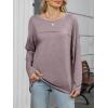 imageANRABESS Womens Long Sleeve T Shirts Split Side Tunic Tops 2025 Fall OutfitsRose Taupe