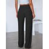 imageANRABESS Womens Ribbed Knit Lounge Pajama Pants Casual Elastic High Waist Loose Wide Leg Pants 2025 Fall Comfy PJ BottomsBlack