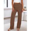 imageANRABESS Womens Ribbed Knit Lounge Pajama Pants Casual Elastic High Waist Loose Wide Leg Pants 2025 Fall Comfy PJ BottomsBrown