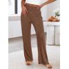 imageANRABESS Womens Ribbed Knit Lounge Pajama Pants Casual Elastic High Waist Loose Wide Leg Pants 2025 Fall Comfy PJ BottomsBrown