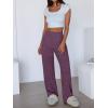 imageANRABESS Womens Ribbed Knit Lounge Pajama Pants Casual Elastic High Waist Loose Wide Leg Pants 2025 Fall Comfy PJ BottomsDark Purple