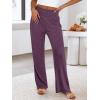 imageANRABESS Womens Ribbed Knit Lounge Pajama Pants Casual Elastic High Waist Loose Wide Leg Pants 2025 Fall Comfy PJ BottomsDark Purple