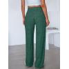 imageANRABESS Womens Ribbed Knit Lounge Pajama Pants Casual Elastic High Waist Loose Wide Leg Pants 2025 Fall Comfy PJ BottomsGreen