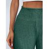 imageANRABESS Womens Ribbed Knit Lounge Pajama Pants Casual Elastic High Waist Loose Wide Leg Pants 2025 Fall Comfy PJ BottomsGreen
