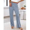 imageANRABESS Womens Ribbed Knit Lounge Pajama Pants Casual Elastic High Waist Loose Wide Leg Pants 2025 Fall Comfy PJ BottomsLight Blue