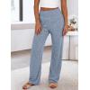 imageANRABESS Womens Ribbed Knit Lounge Pajama Pants Casual Elastic High Waist Loose Wide Leg Pants 2025 Fall Comfy PJ BottomsLight Blue