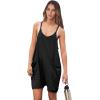 imageANRABESS Womens Rompers Summer Casual Loose Sleeveless Overalls Spaghetti Strap Shorts Jumpsuit 2025 Beach Vacation OutfitsBlack
