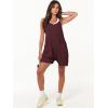 imageANRABESS Womens Rompers Summer Casual Loose Sleeveless Overalls Spaghetti Strap Shorts Jumpsuit 2025 Beach Vacation OutfitsBurgundy
