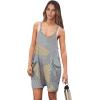 imageANRABESS Womens Rompers Summer Casual Loose Sleeveless Overalls Spaghetti Strap Shorts Jumpsuit 2025 Beach Vacation OutfitsDiamond Stripe