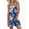 imageANRABESS Womens Rompers Summer Casual Loose Sleeveless Overalls Spaghetti Strap Shorts Jumpsuit 2025 Beach Vacation OutfitsGreen Leaves