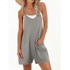 imageANRABESS Womens Rompers Summer Casual Loose Sleeveless Overalls Spaghetti Strap Shorts Jumpsuit 2025 Beach Vacation OutfitsGrey