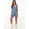 imageANRABESS Womens Rompers Summer Casual Loose Sleeveless Overalls Spaghetti Strap Shorts Jumpsuit 2025 Beach Vacation OutfitsLight Blue