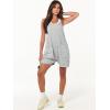 imageANRABESS Womens Rompers Summer Casual Loose Sleeveless Overalls Spaghetti Strap Shorts Jumpsuit 2025 Beach Vacation OutfitsLight Grey